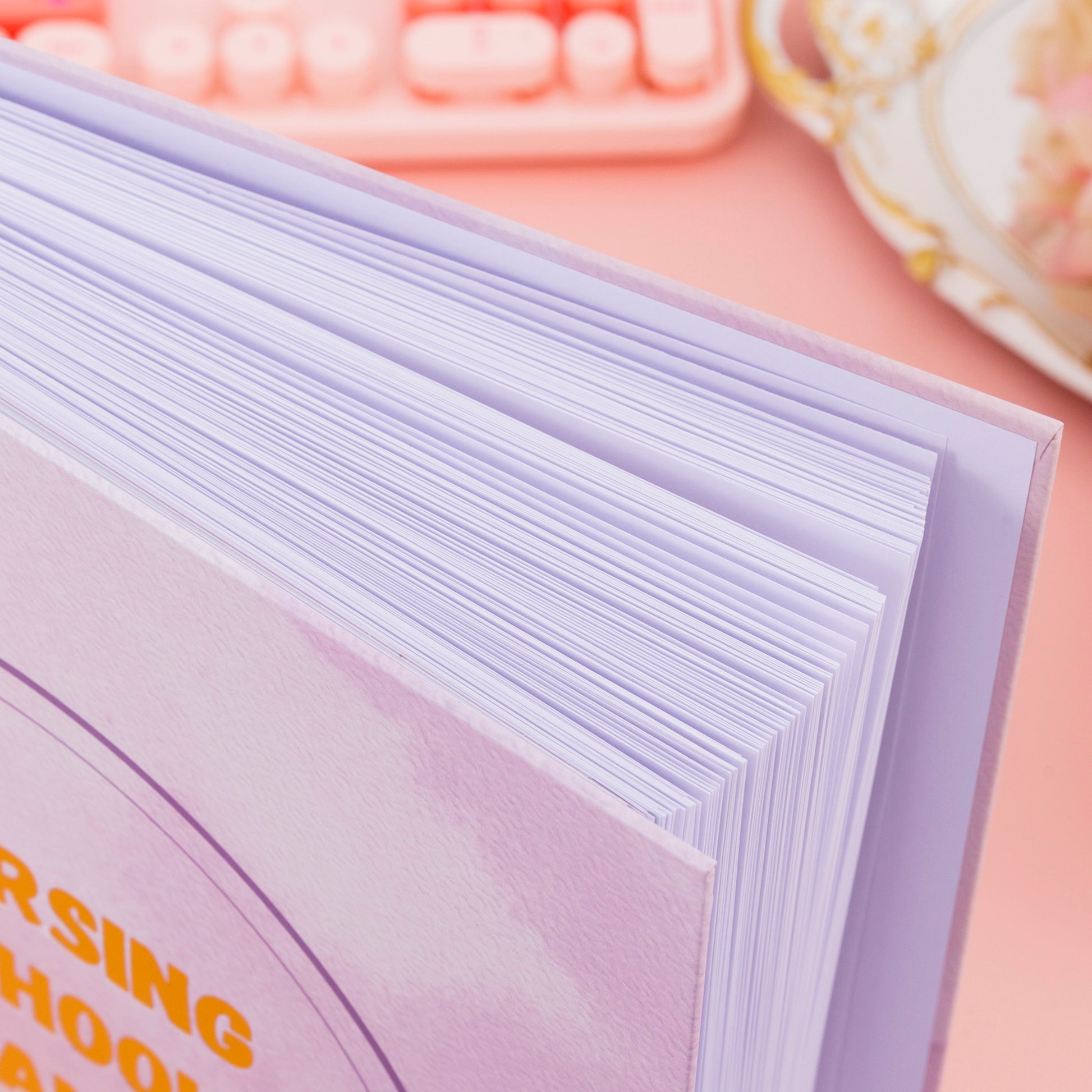 Undated Nursing Student Planner | Hard Cover | Stickers | Templates | Gold Spiral Binding