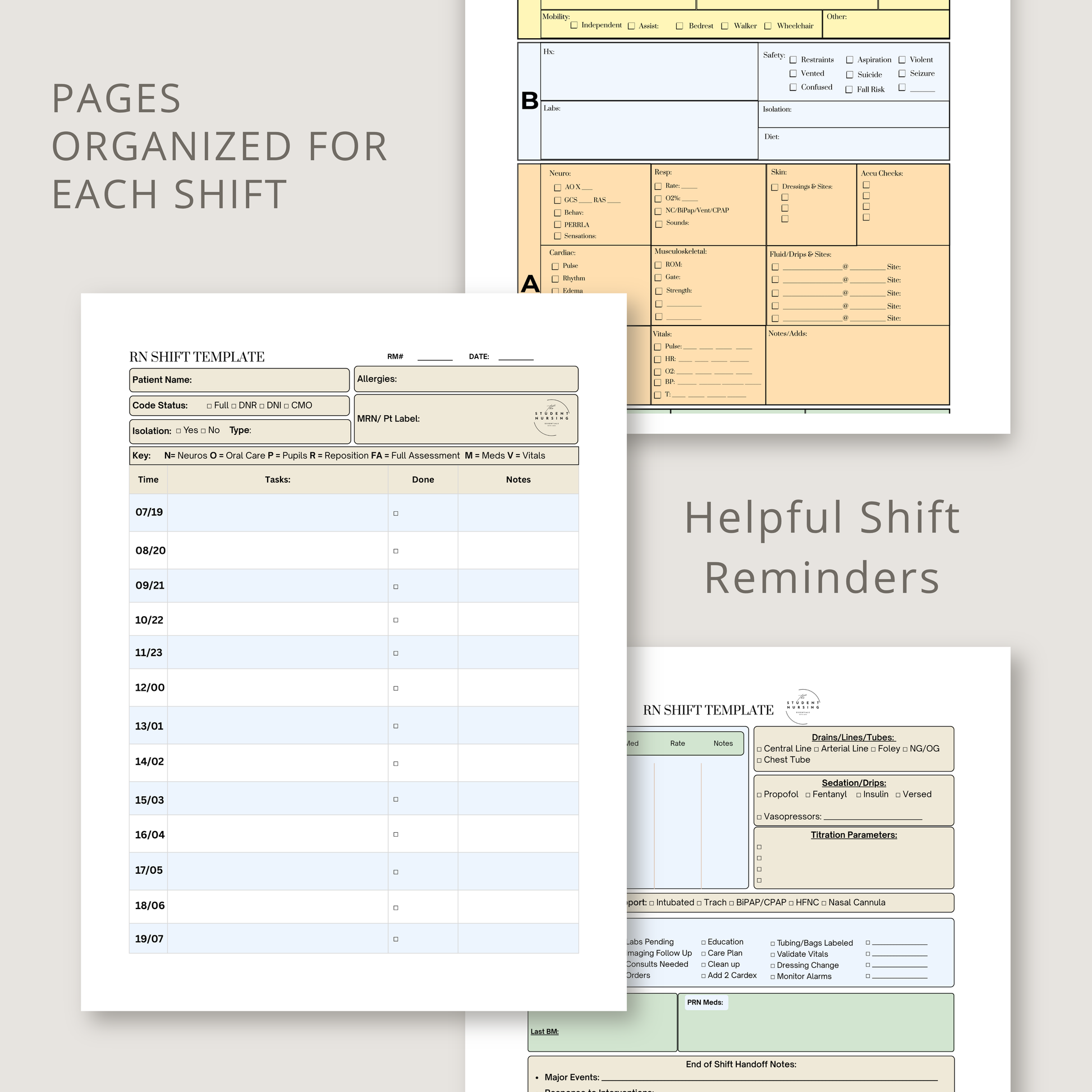 The Bedside Boss | Blue | Spiral Bound Hard Copy