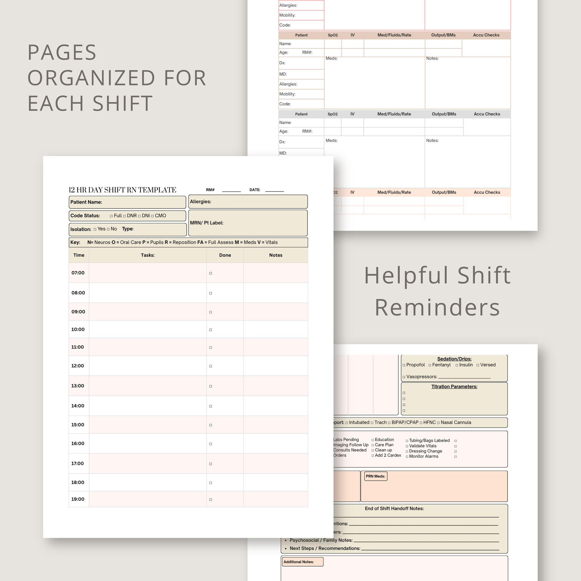 The Perfect Duo | Bedside Boss & The Student Nursing Planner | Spiral Bound Books