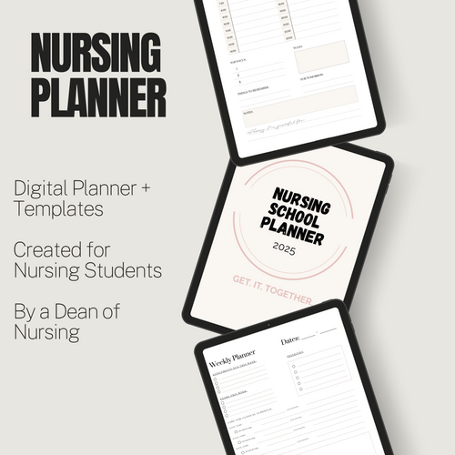 Digital Nursing Student Planner