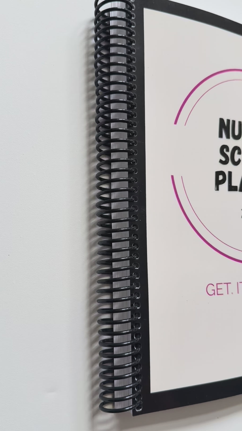 Soft Cover Student Nurse Planner 2025 | Spiral Bound Hard Copy