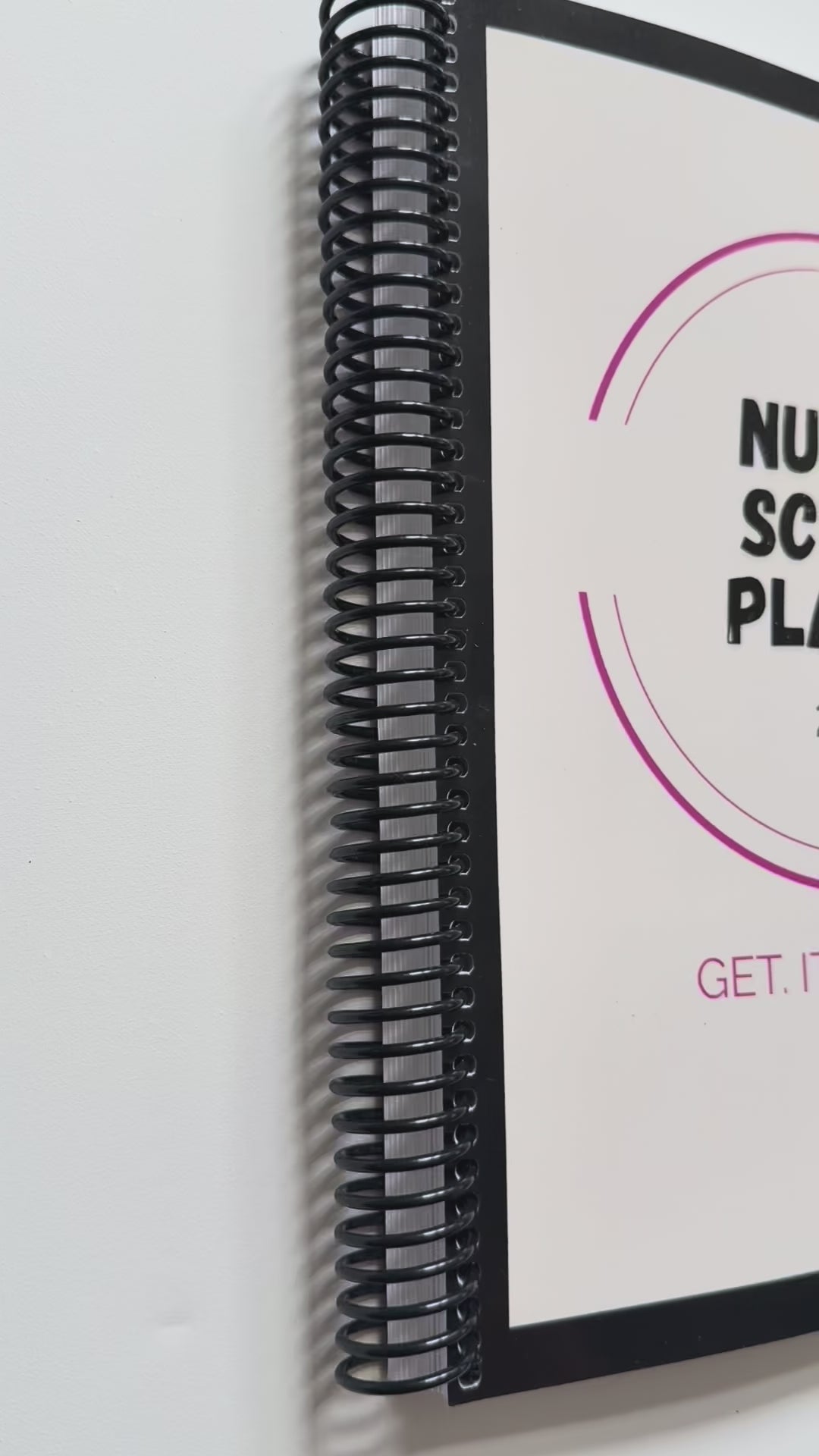 Soft Cover Student Nurse Planner 2025 | Spiral Bound Hard Copy