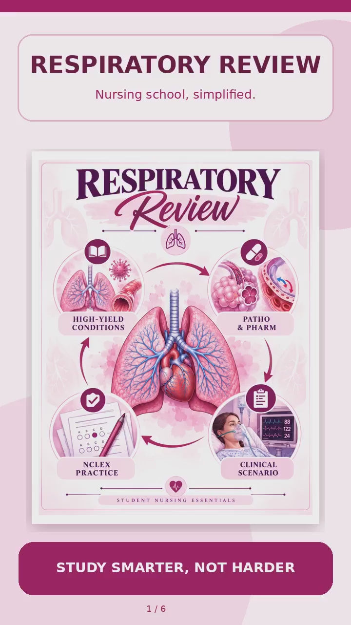 Respiratory Review - NCLEX Prep